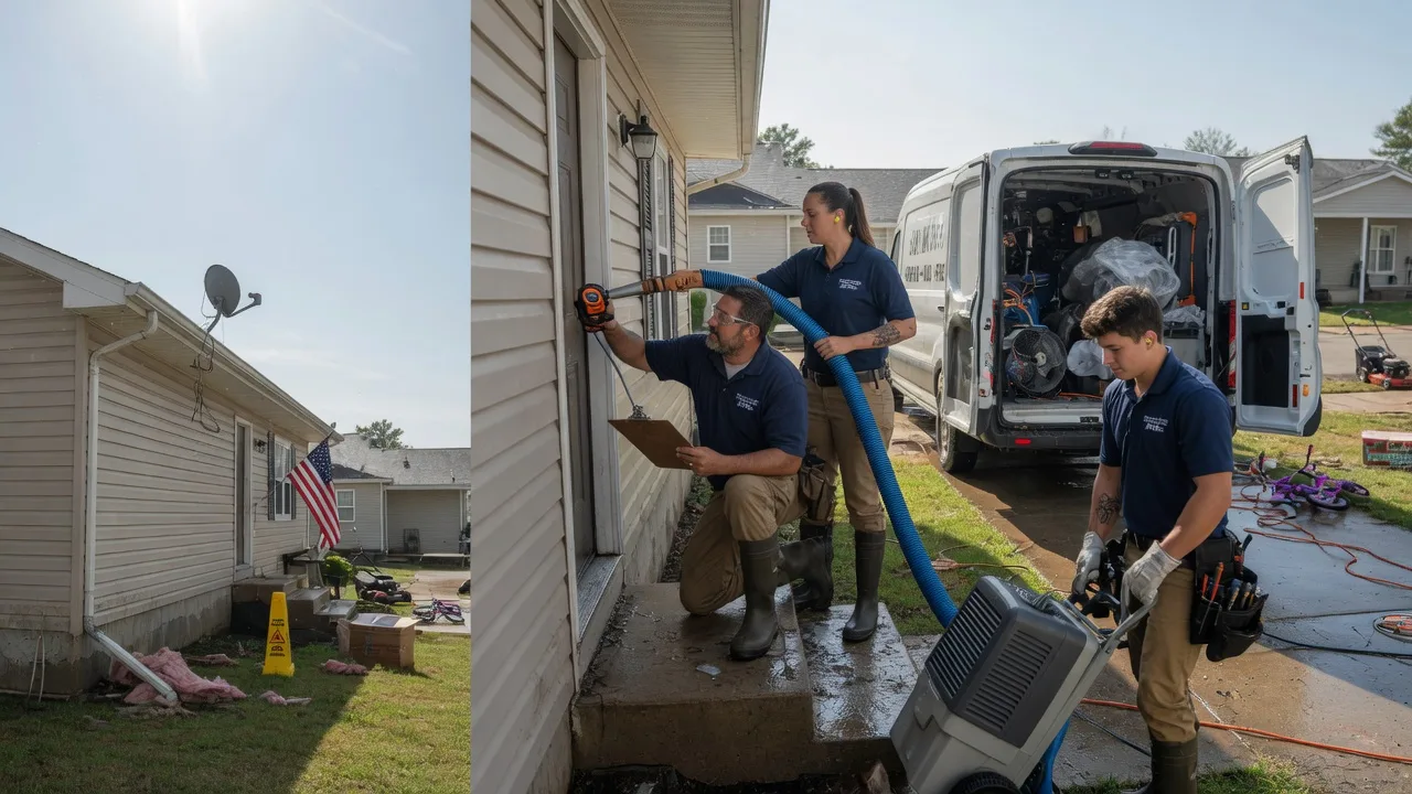 Ceiling Water Damage Restoration in Cornish, ME near me
